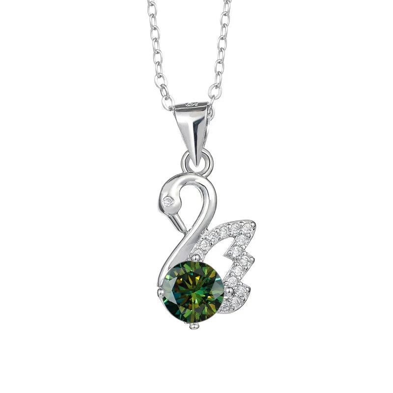 1 Carat Moissanite Necklace Pendant