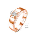 0.3ct D–F Colour Moissanite Ring in 925 Sterling Silver
