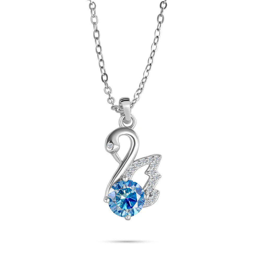 1 Carat Moissanite Necklace Pendant