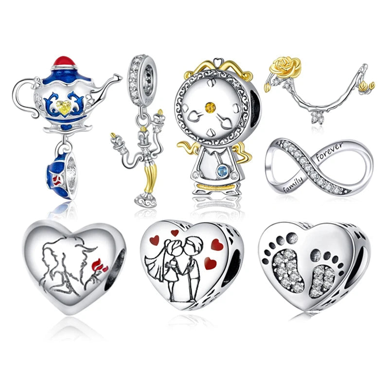 Clock Pendant Charm.