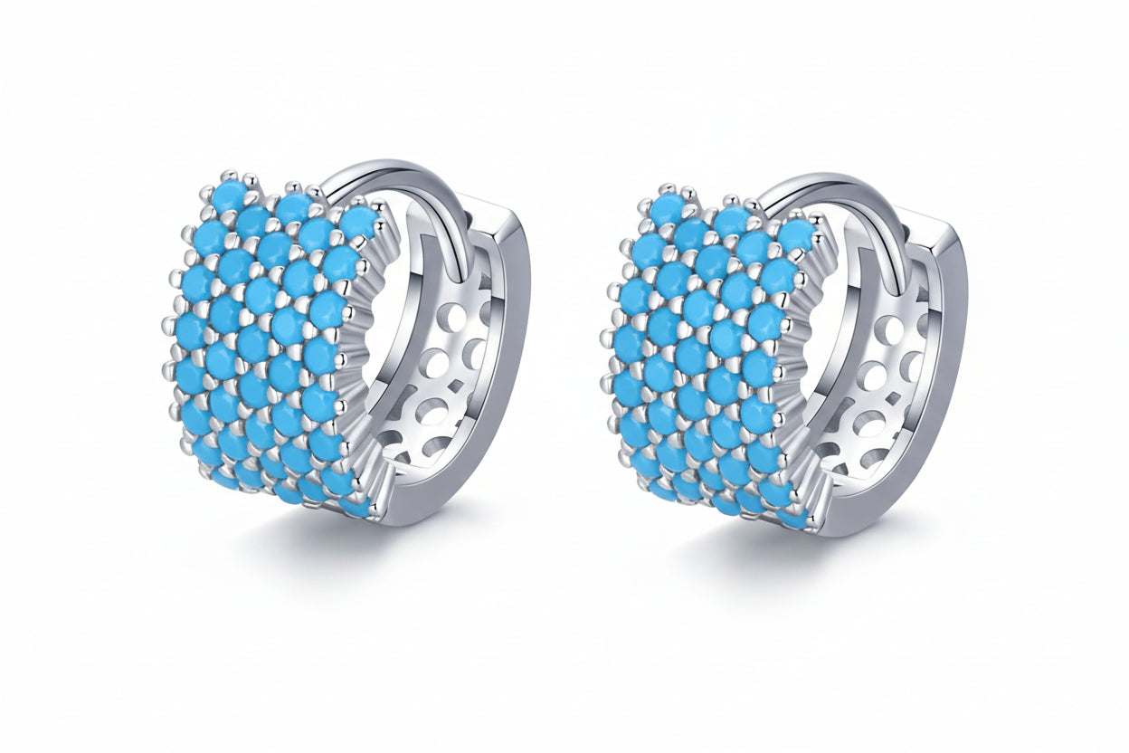 Vintage Turquoise Elegant Earrings.