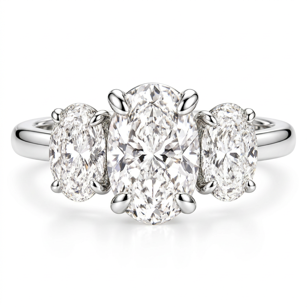2.2ct Lab Grown Diamonds in 925 Sterling Silver  Rings